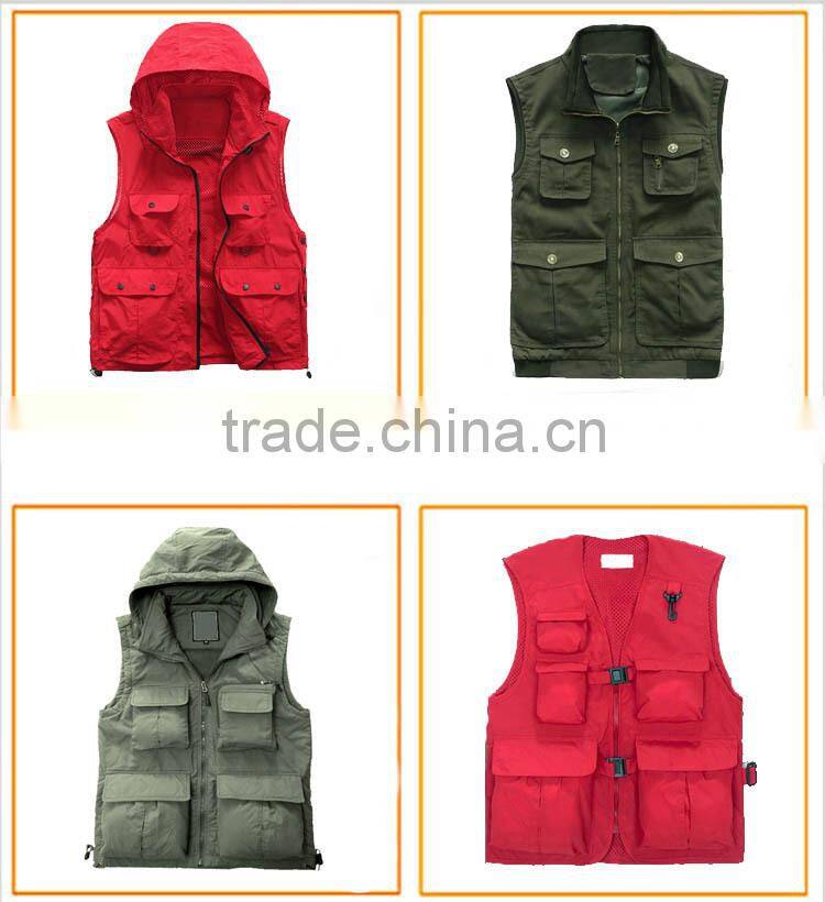 Outdoor quick-drying vest suit men,sport vest for adult