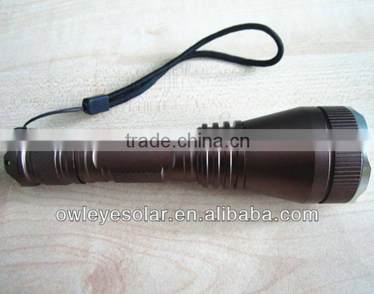 super bright police LED flashlight/ rechargeable LED flashlight