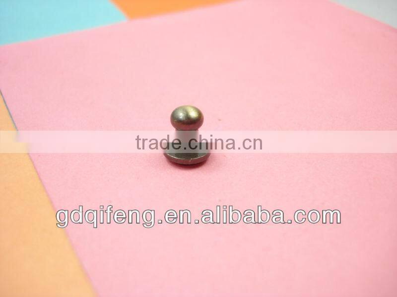 new design Decoration Handbag brass stud rivet 5mm