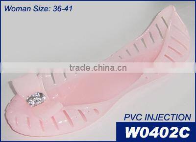 Transparent PVC Jelly Wedge Sandals
