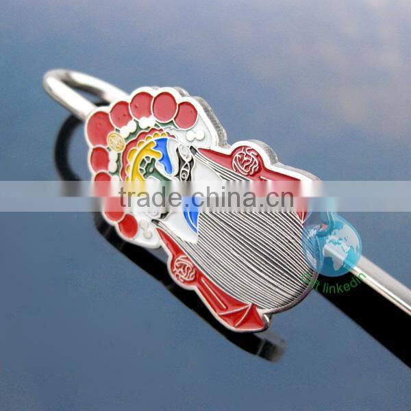 2014 soft enamel metal bookmark / 3d bookmarks china supplier