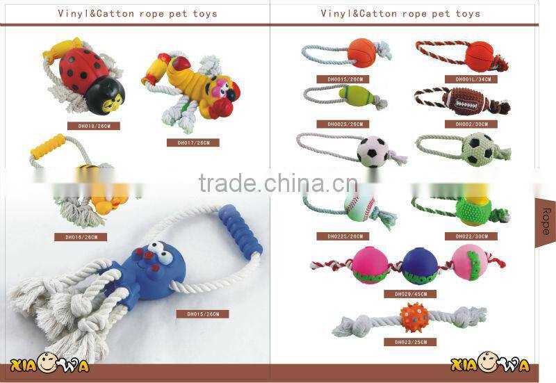 Hot sale ball pet cotton rope toy for dog