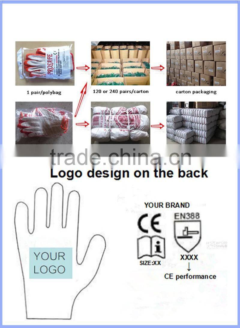 BSSAFETY safety protective cheap nitrile gloves coated working gloves