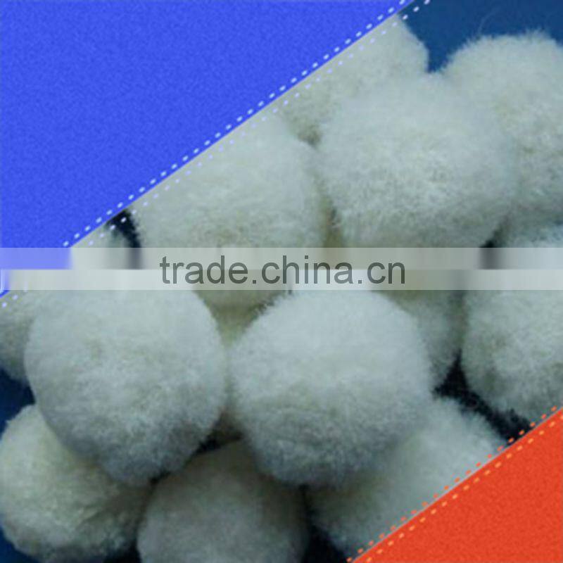DYAN china raw white polyester staple fiber ball