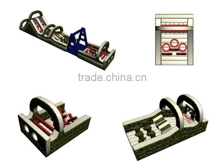 Top Quality Boot Camp Inflatable Obstacle Course For Adults