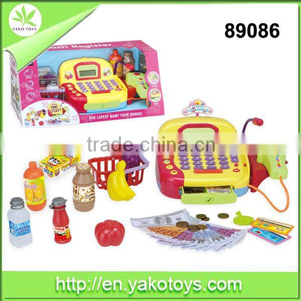 Plastic Kids BO Toy Cash Register