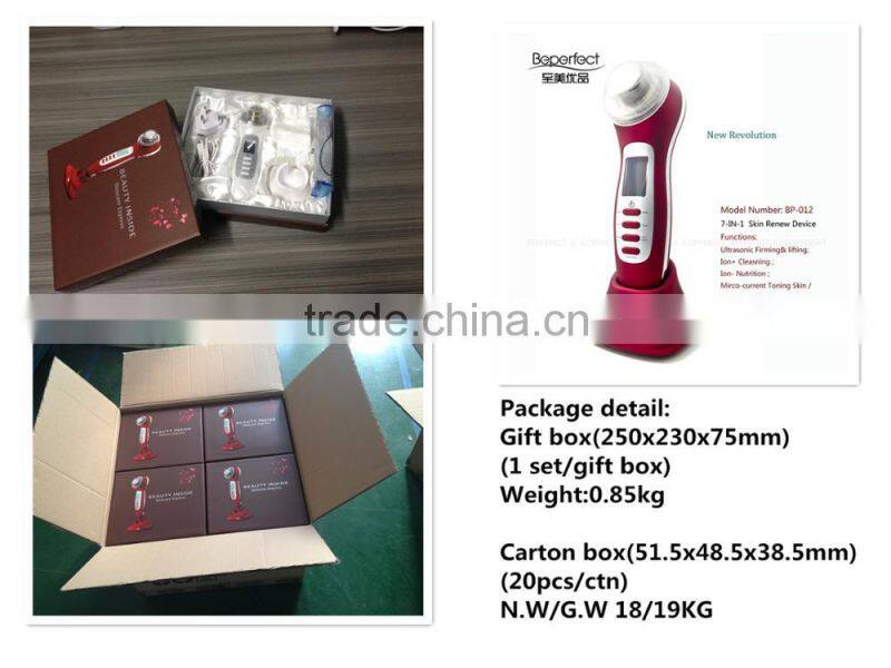 Portable Phototherapy galvanic facial machine Improved moisture retention