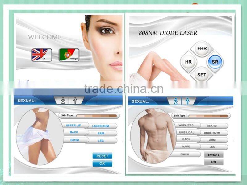 Big spot size hair removal laser machine with factory price