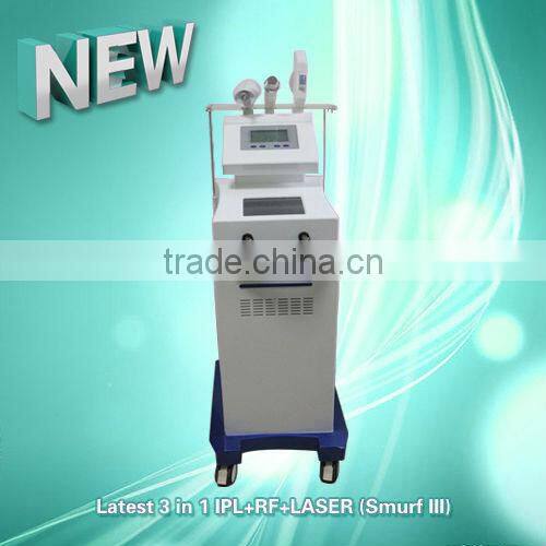 high-efficiency Multifunctional equipment united E-light+RF+Laser 3 technologys with best Service (FB-LJL-III)