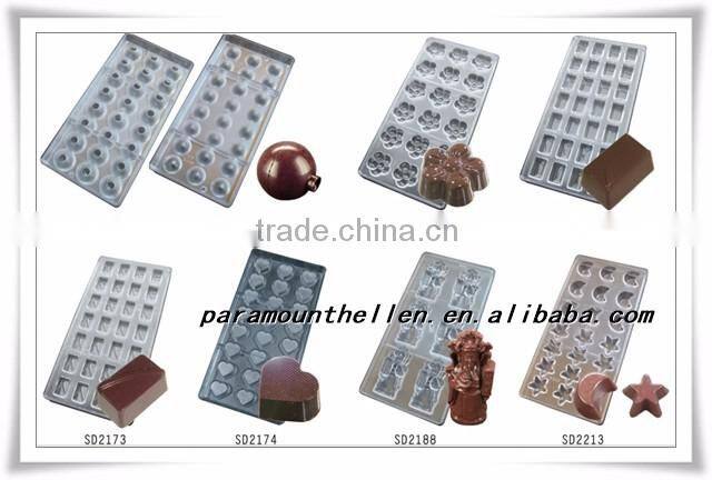 2016 Hot sale food grade FDA and LFGB heart shape silicone chocolate mould and ice cube tray