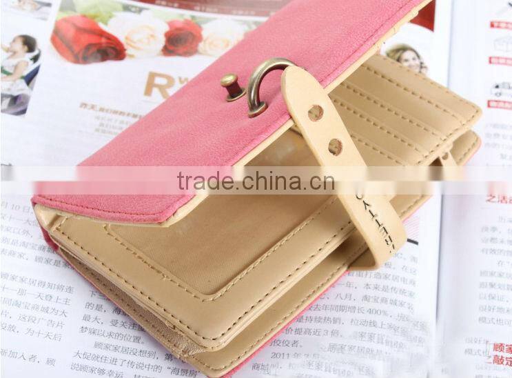 2014 Latest Trendy Women Lady Girl Cute Purse PU Leather Clutch Wallet Short Small Bag Cheap Card Holder