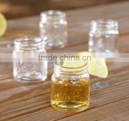 mini glass bottles with print OEM logo