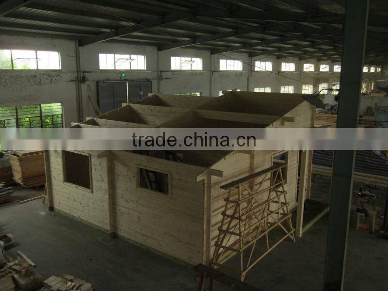 Single Groove Design Wooden House Villa