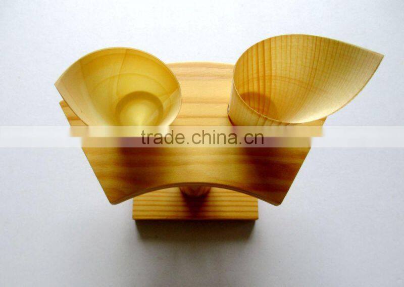Bamboo sushi cone shelf