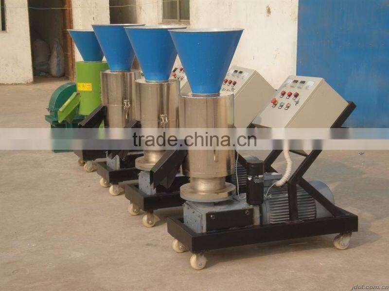 Wood Sawdust Pellet Machine Animal Feed Pellet Machine Flat Die Pellet Machine