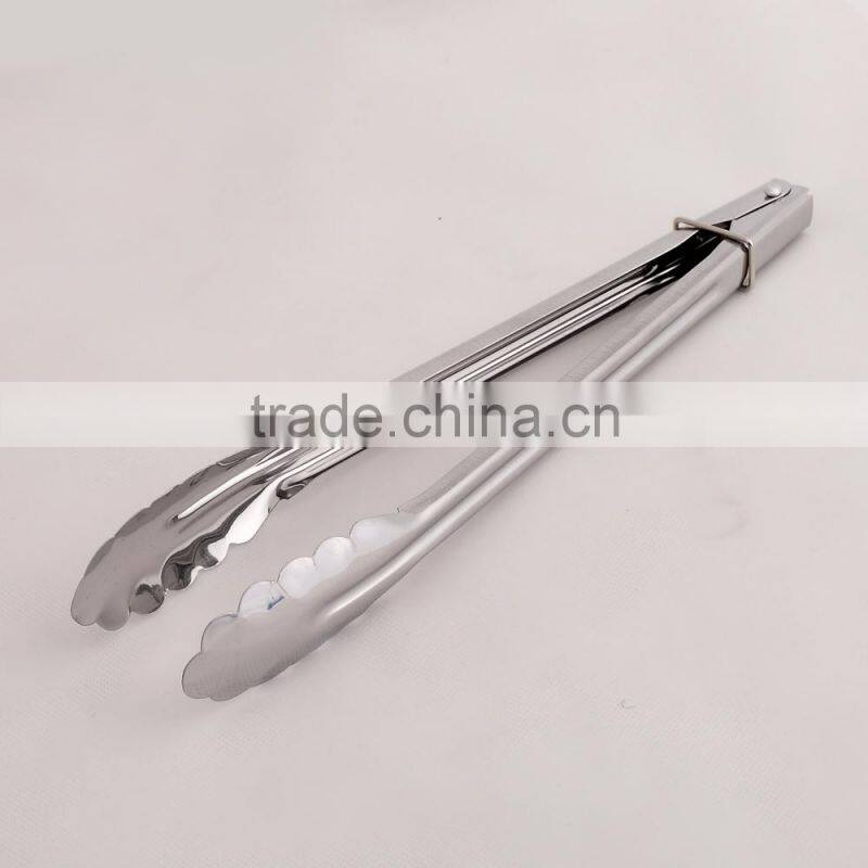 Home utensils stainless steel salad mini serving tongs