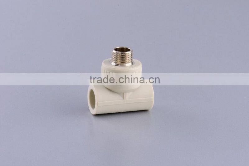 M&F thread PPR pipe fitting tee