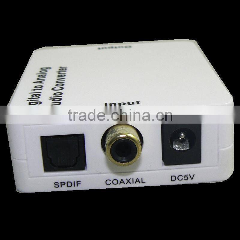 Digital audio to analog audio converter