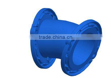 EN545 Double loosing flanged 22.5 degree pipe fittings