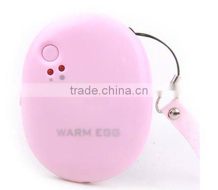 sweet baby pink USB hand warmer with LED light