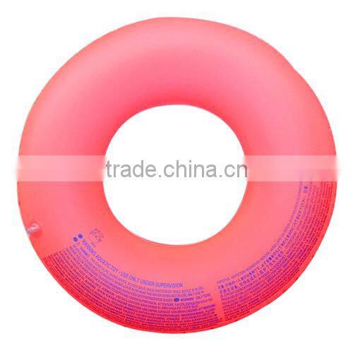 Adult swim ring with light and handle --pink 61cm 36#