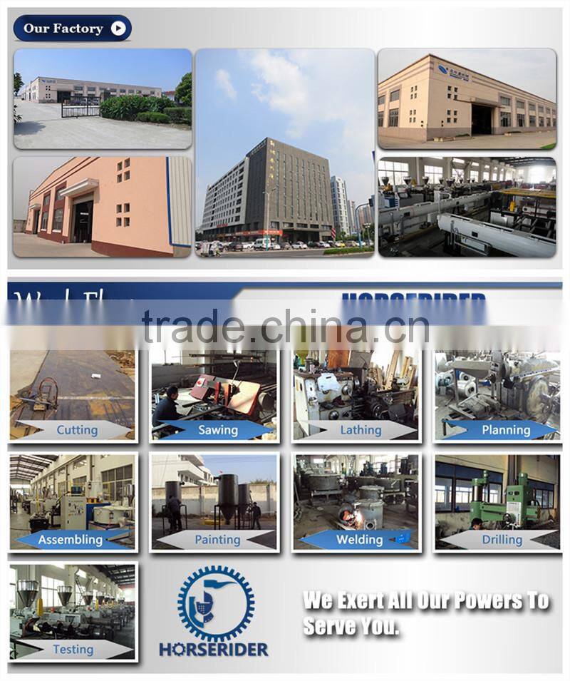 Double screw pvc extruder machine