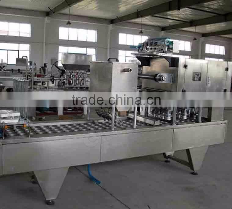 China Manufacture Full Automatic Yogurt Cup Filling Sealing Machine