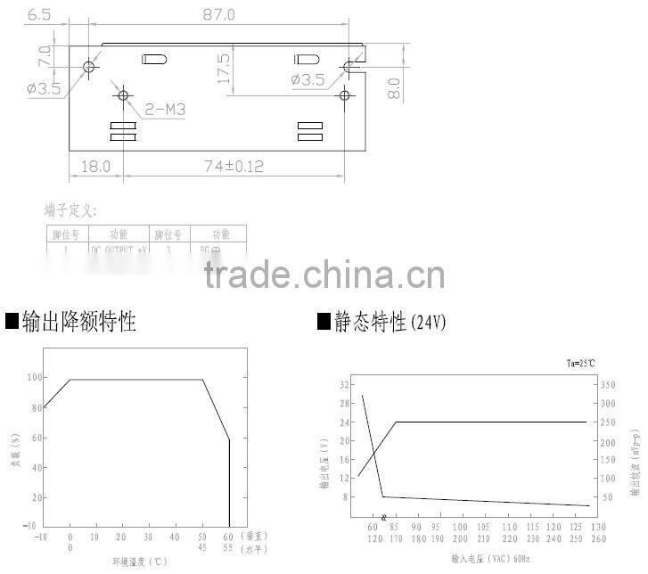 YUMO S-15 5/12/24V Single output High efficiency power supply Switching Power Supply