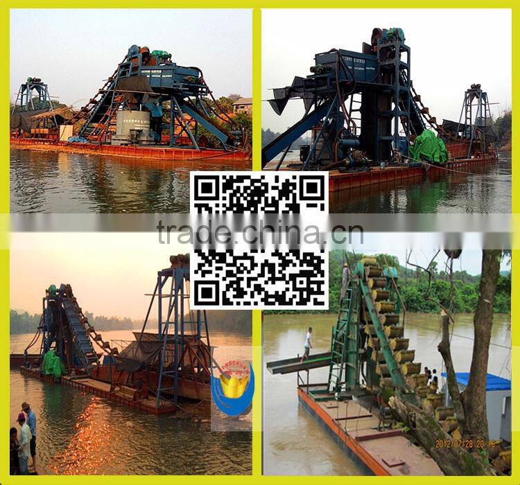Gold Chain Bucket Dredge /Gold Wheel Bucket Dredge With Best Selling