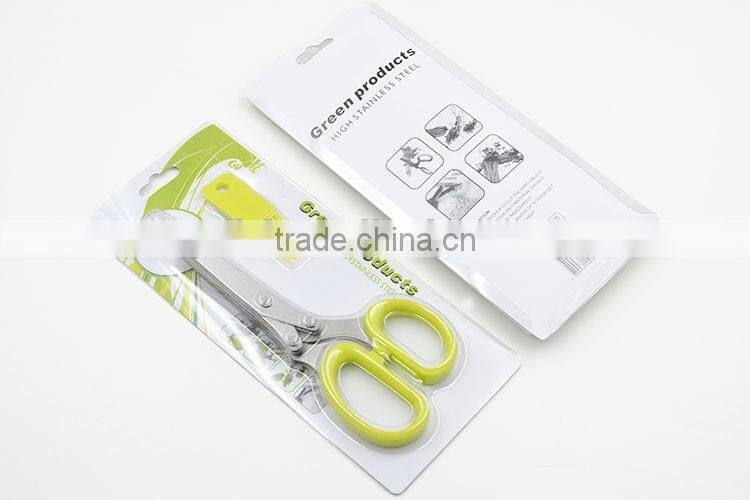 0200026 Premium quality 5 layers cutting scissors for herb