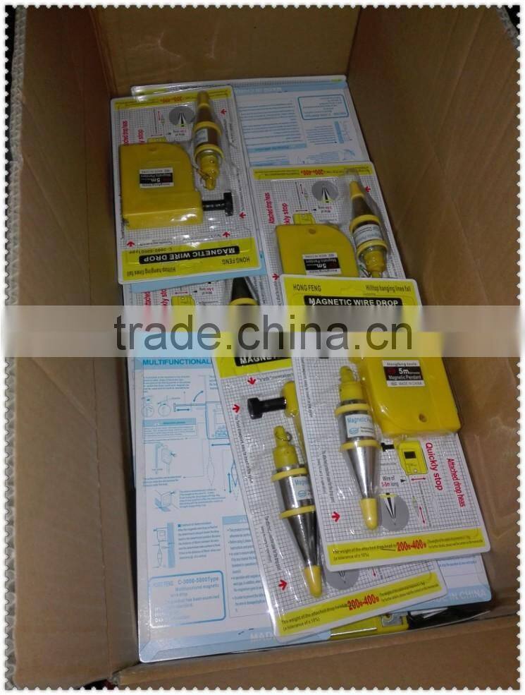 best selling magnetic plumb bob with 3m 5m 6m line and painting bob