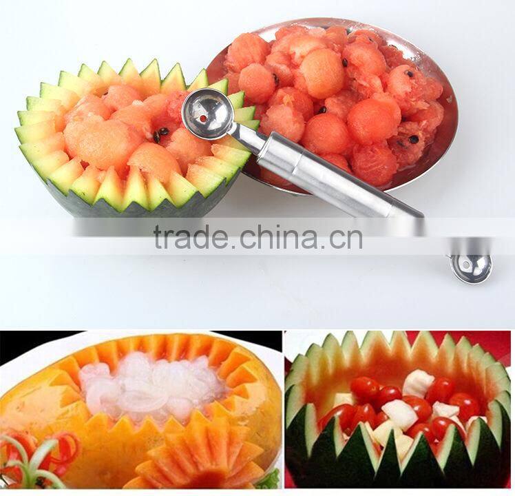 2 IN 1 Stainless Steel Watermelon Baller And Watermelon Slicer