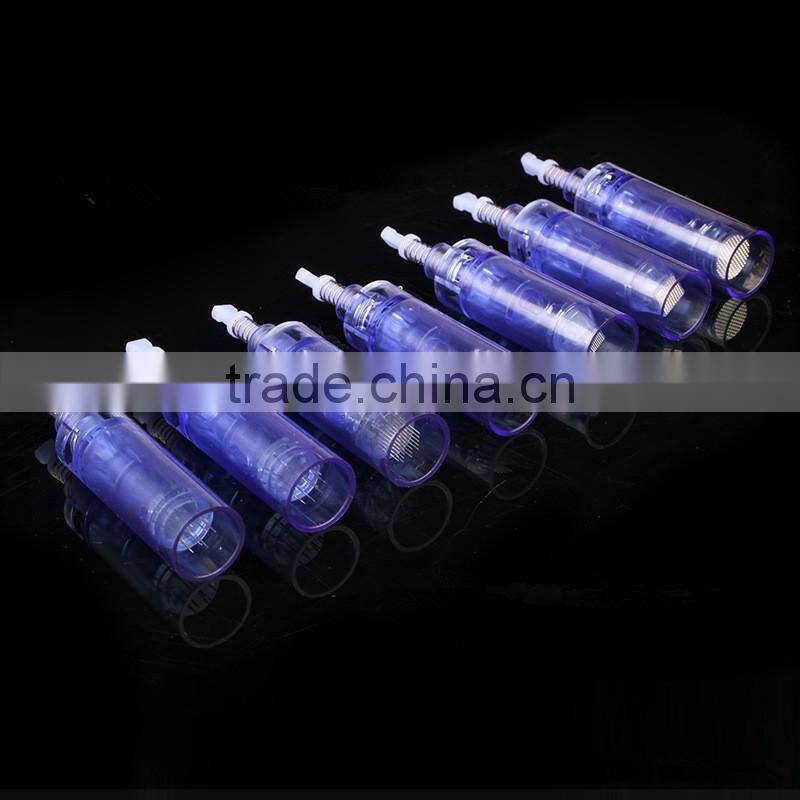 Hot sale 1/3/7/9 /12 /36 /42/nano needles for derma pen blue needle cartridge