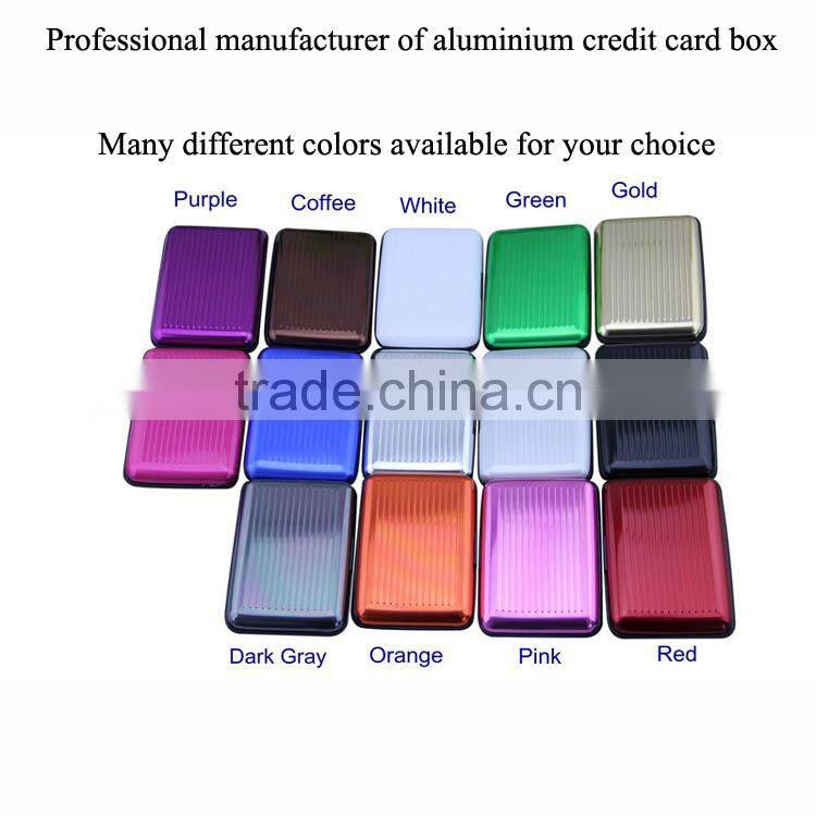 aluminium credit card box colorful card box business card box