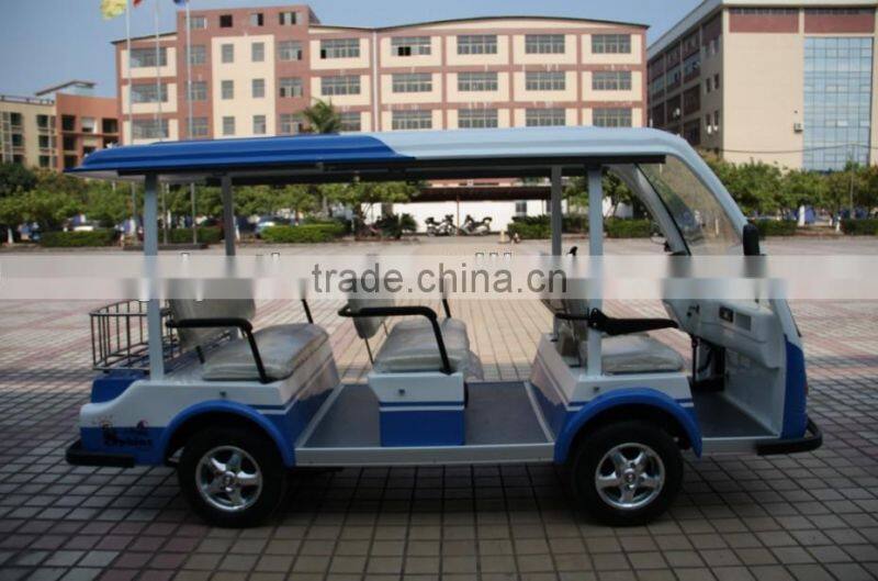 Park elegant 8 seaters electric tourism bus amusement electric school car