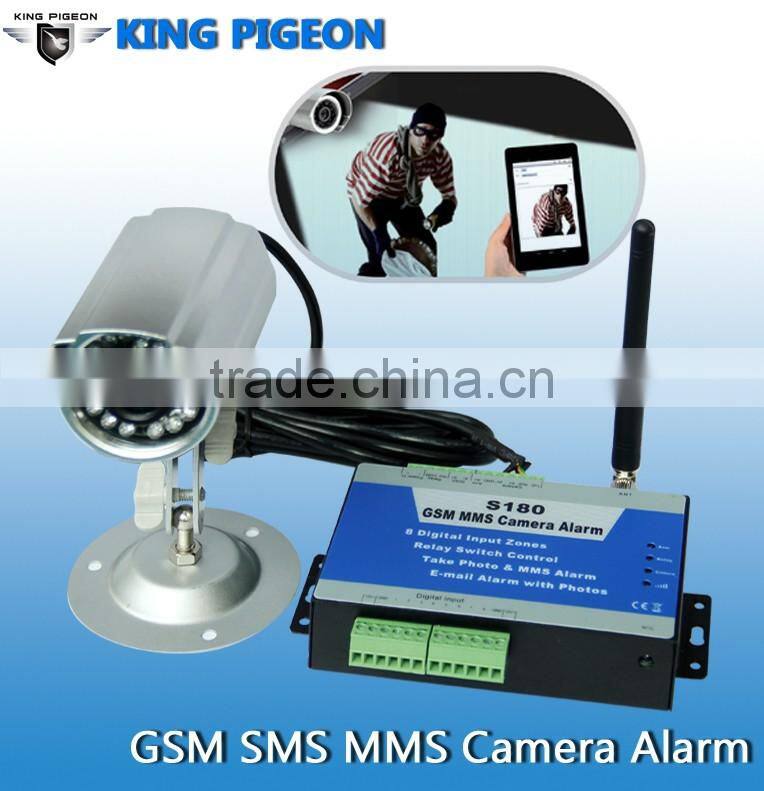 NEW! GSM MMS Camera Alarm Controller S180 KING PIGEON