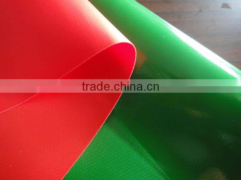 PVC Coated Tarpaulin for shad tent with tread 1100d dtex polyester pvc coated fabric