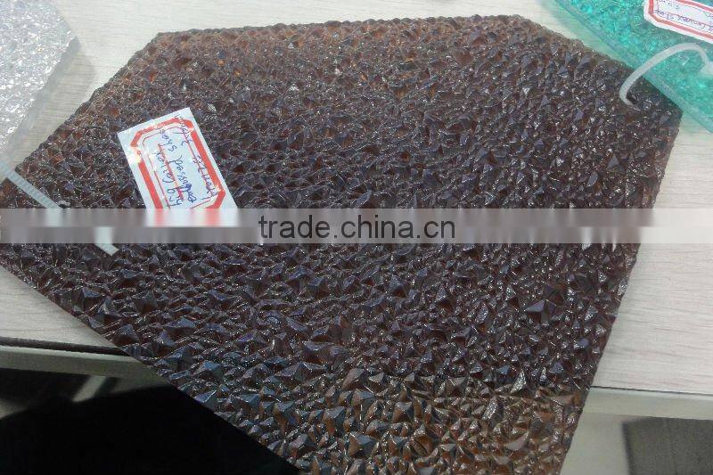 5mm polycarbonat embossed sheet for building materials