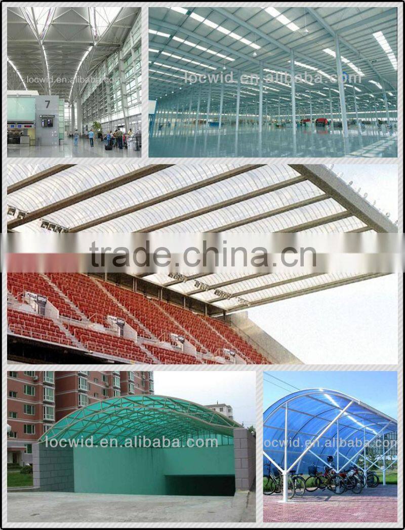 frp fiberglass plastic sheet made by non-alkali fiber and polyester resin