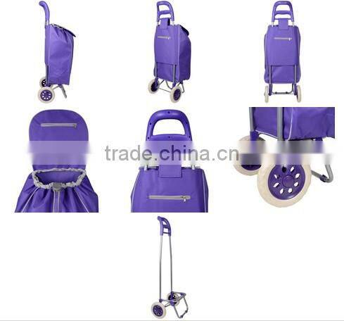 Four Wheel Cube Grid Portable Trolley Bag