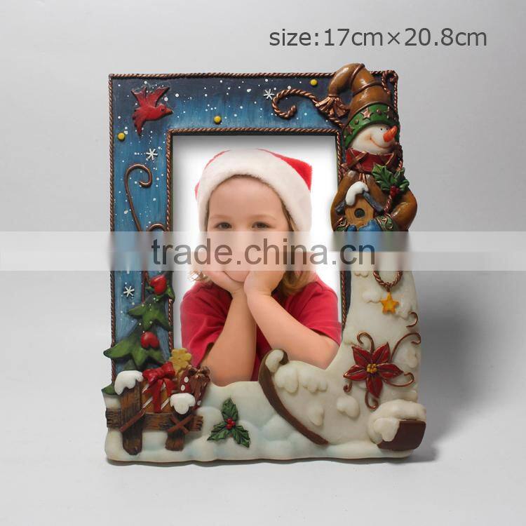 Custom Beautiful Resin Polyresin Christmas Photo Frame