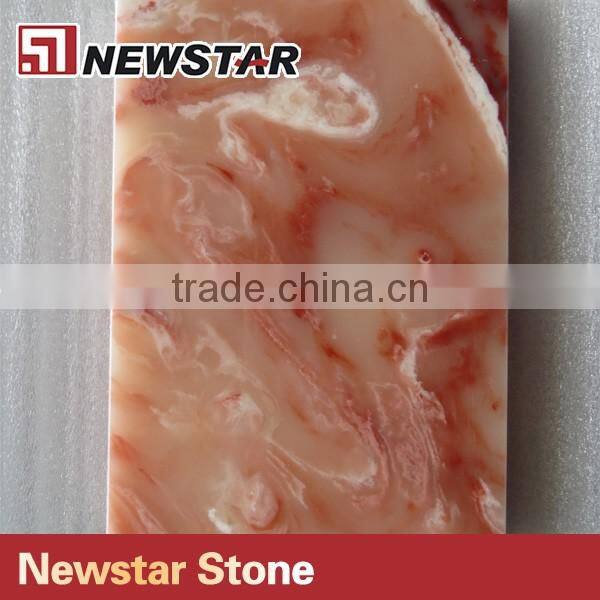 Great Color Rose Red artificial Onyx