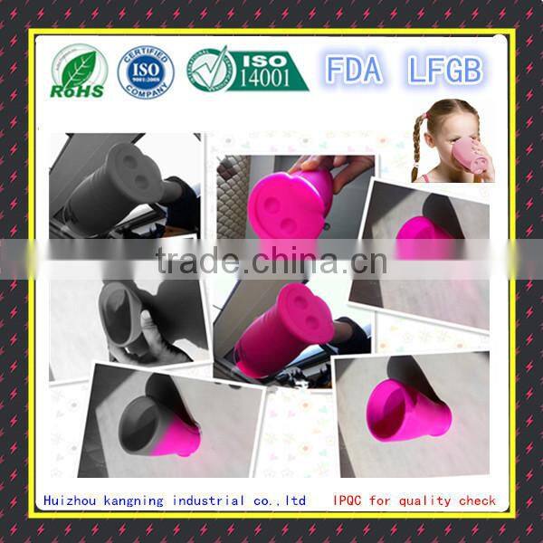 silicone kid drinking cup pig nose