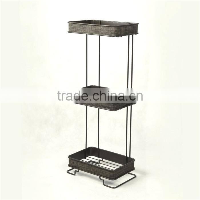 Standing 3-tire Bathroom Shampoo Rack