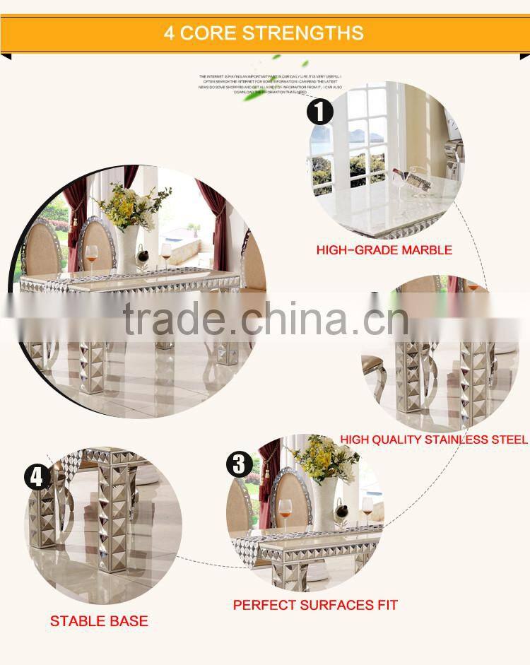 2017 Stylish Marble Dining Table With High Quality TH338