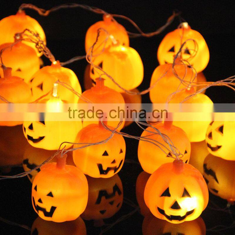 N93 3.5M Halloween Props Haunted House Supplies Bar Decoration 16 LED Pumpkin String Light Fairy lights Festival Lamp