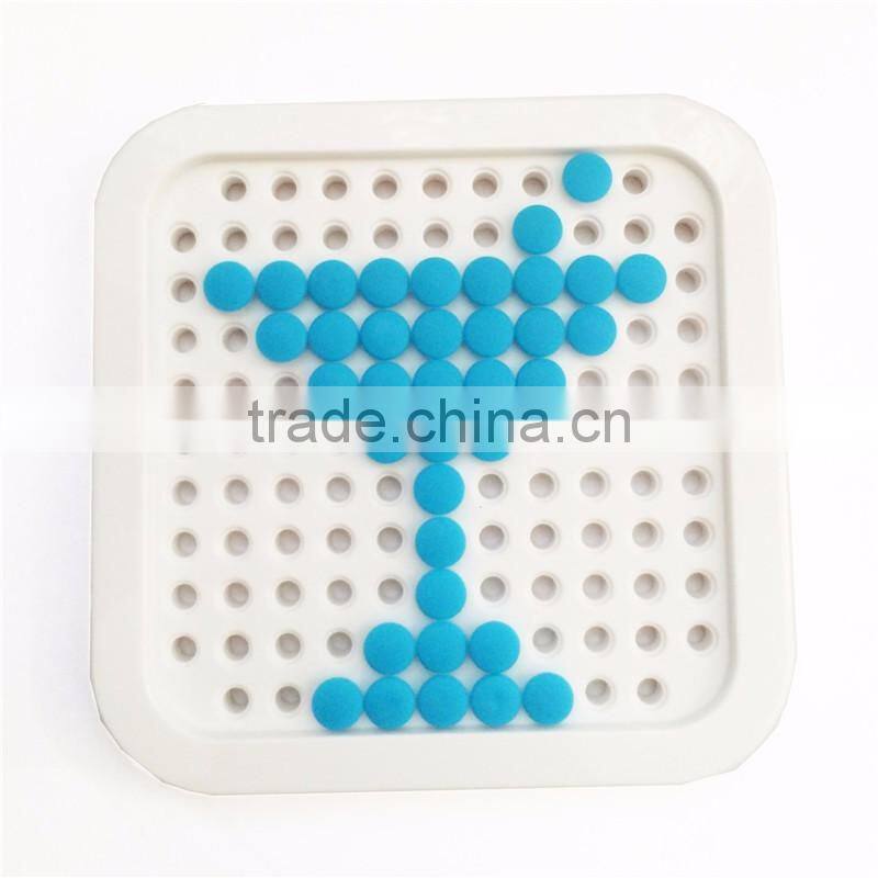 New Arrival Househeld Tableware Cup Mats, Multi-functional DIY Colorful Puzzle Design Table Cup Mats For Wholesale