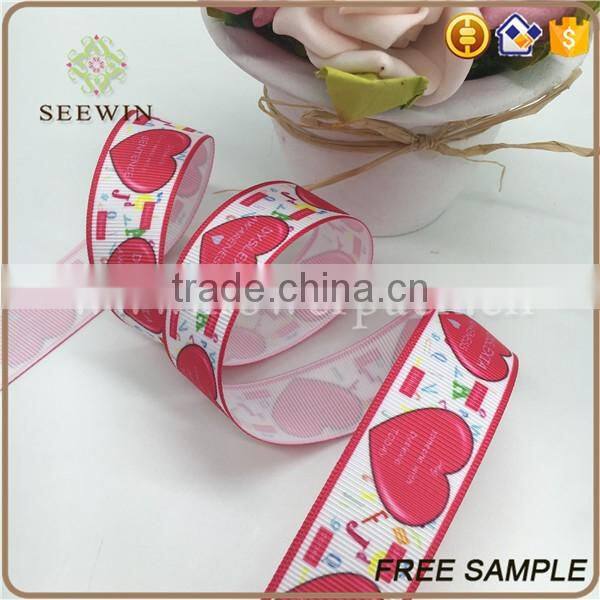 wholesale printed valentine's day celebrate it ribbon