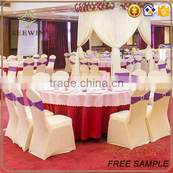 stretched lycra chair cover for banquet