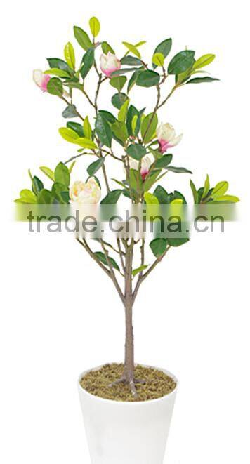 indoor Home garden decorative 250cm Height make artificial green live magnolia bonsai tree EXLYPZ06 0509